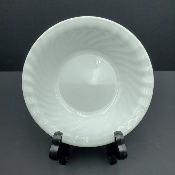 Corelle White Swirl Enhancements Soup Cereal Salad Bowls Corning Sculpted Bowls - Picture 4 of 8